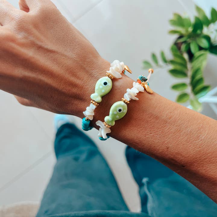 Goupi - Wholesale Beaded Bracelet - Summer fish colorful beaded bracelet