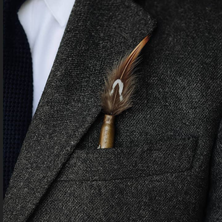 Sunward Jewelry and Hats - Wholesale Lapel Pin/Button - Feather Pin Bullet Casing - Hat Pin, Pocket Pin1