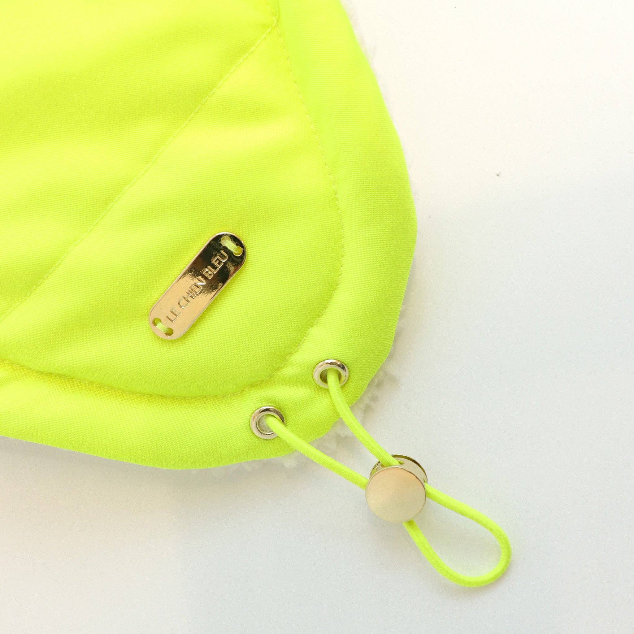LCB Puffer Jacket - Neon Yellow for wholesale on Faire2
