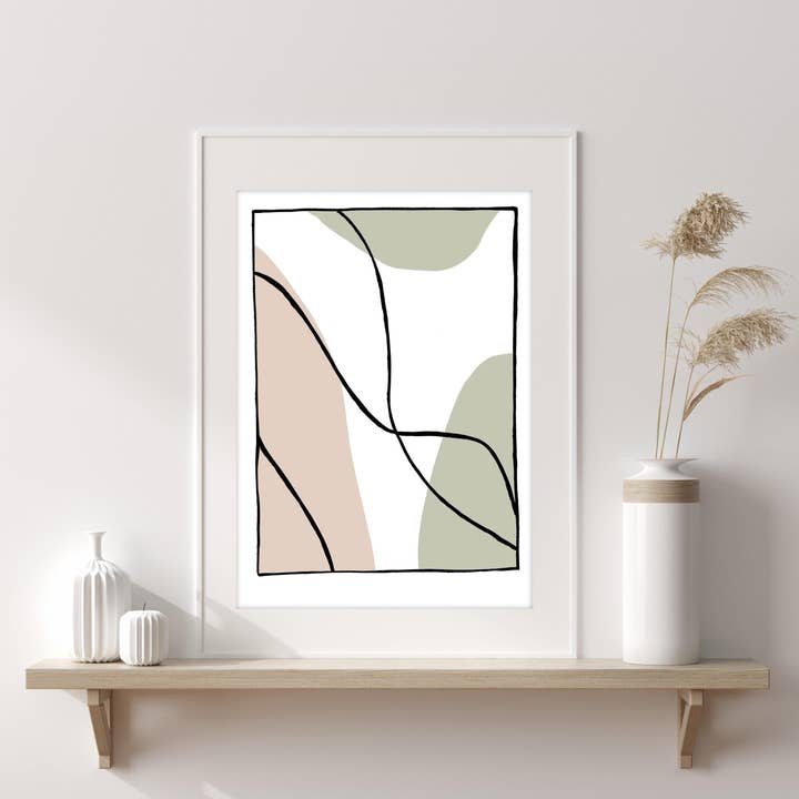 art print - Art Line | Shapes & Lines 02 for wholesale by Leo La Douce GmbH