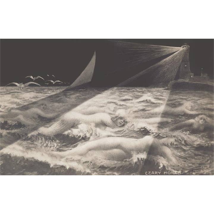 Cartão de Felicitações TS-375 Mulheres nas Ondas por atacado de Found Image Press