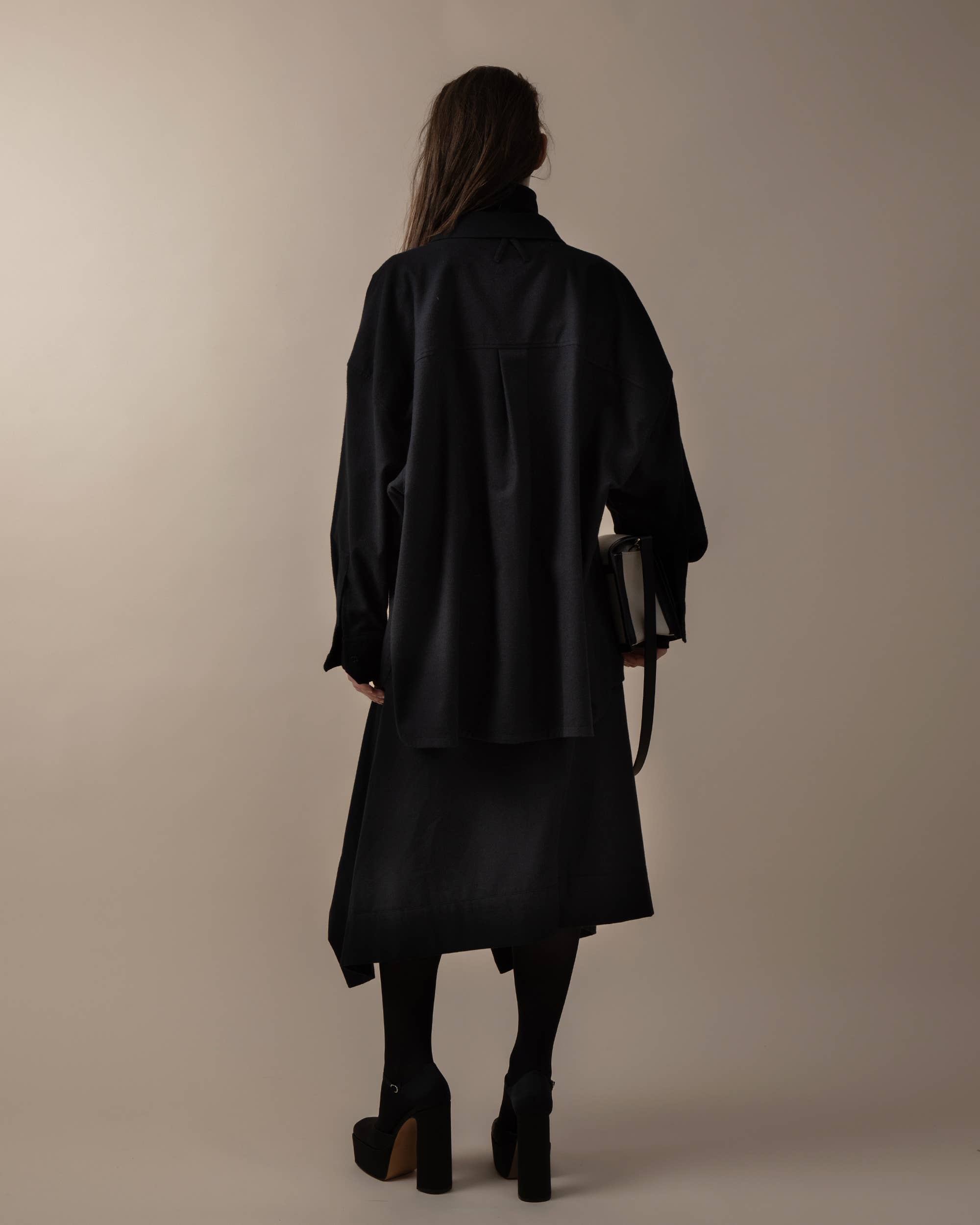 Nero Gonna Pareo in Flanella in vendita all'ingrosso su Faire3