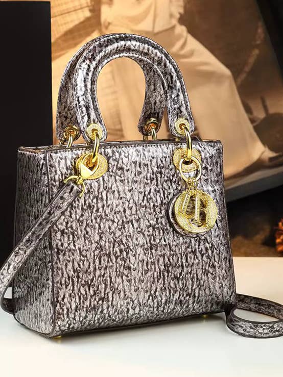 Borsa da donna in pelle di struzzo di lusso leggero – Tracolla singola a spalla per la vendita all'ingrosso da parte di Fiona Secret Closet