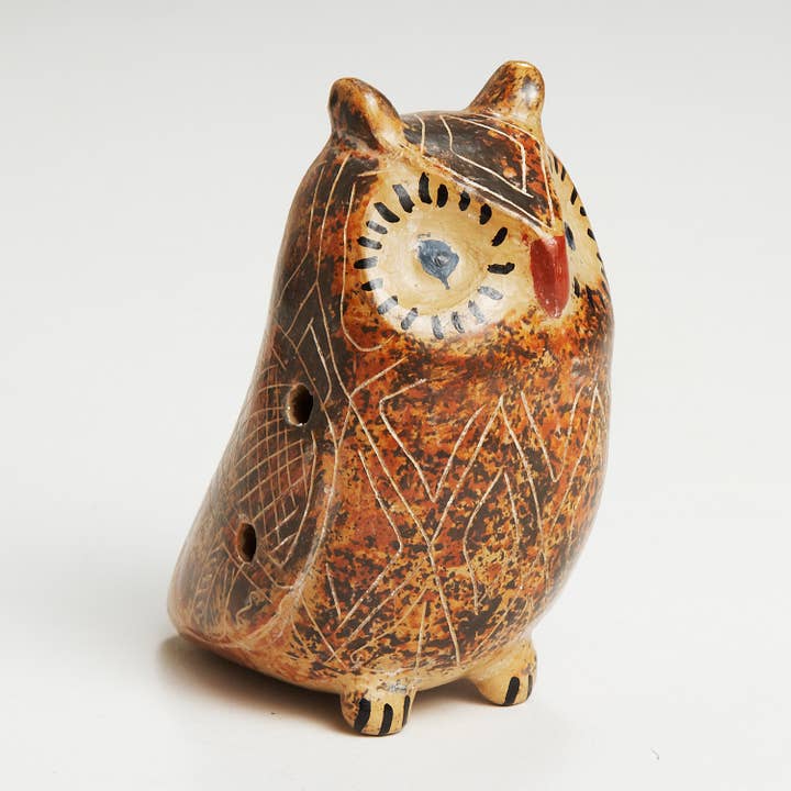 Ten Thousand Villages - Wholesale Musical Instrument - Folk Art Owl Ocarina