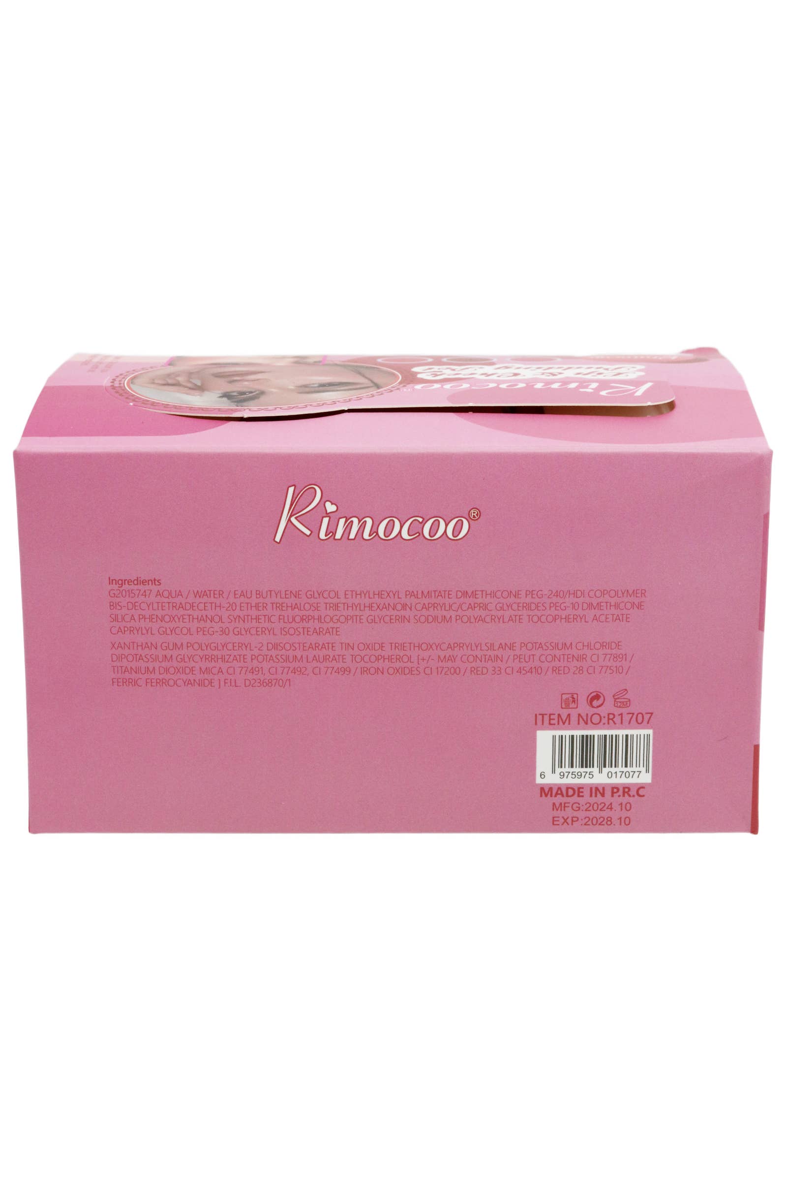 Cap Zone - Vente Encres à lèvres - Pot de couleur longue tenue pour lèvres et joues avec boîte - 12 pcs2