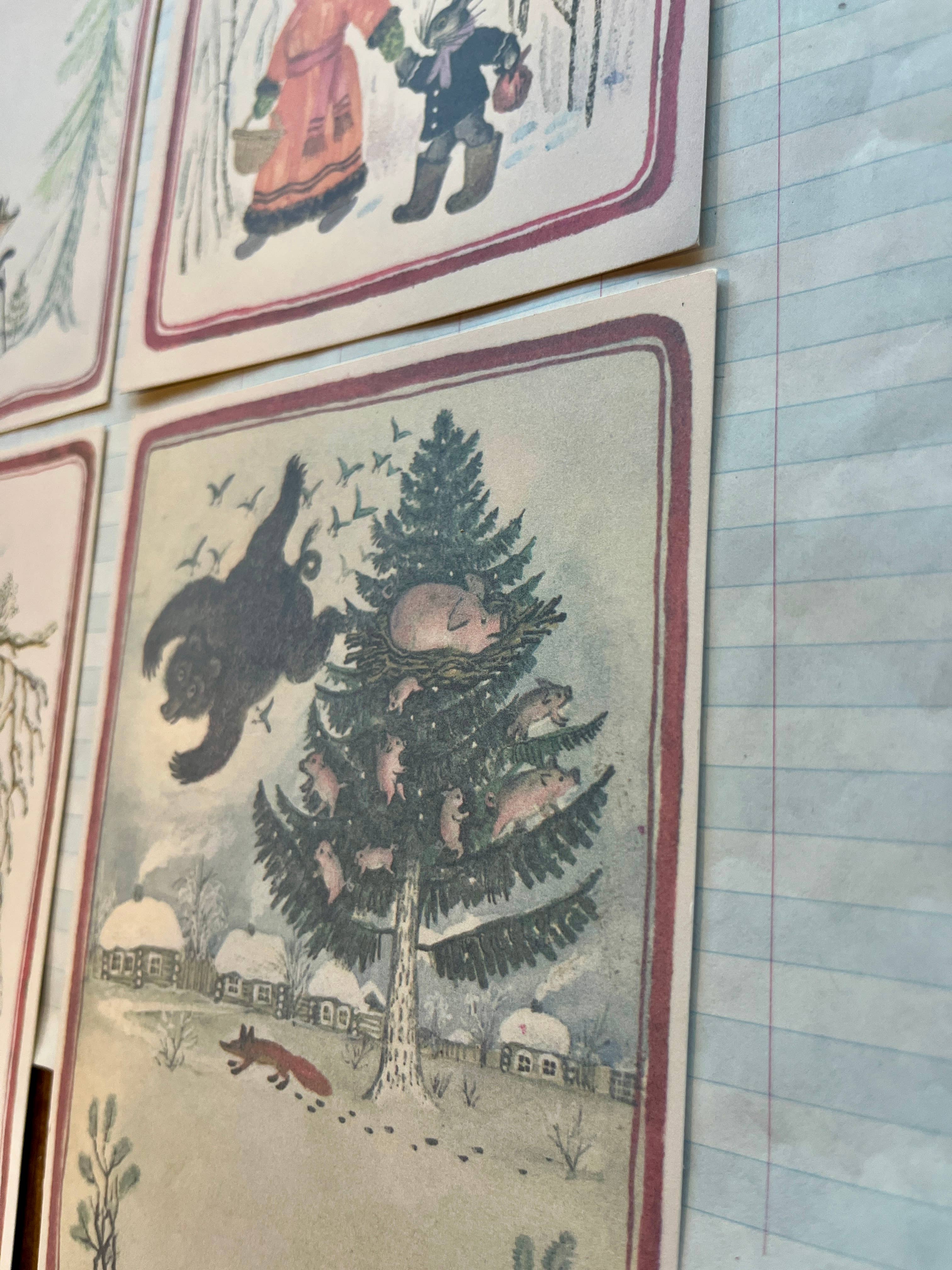 Parcel - Wholesale Stationery/Notecard Set - Over the River and Through the Woods Stationery Set1