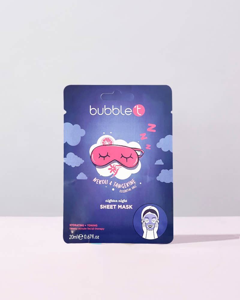 Bubble T Cosmetics – wholesale Ansiktsmasker – Fuktgivande ansiktsmask med neroli och mandarin (20 ml)1