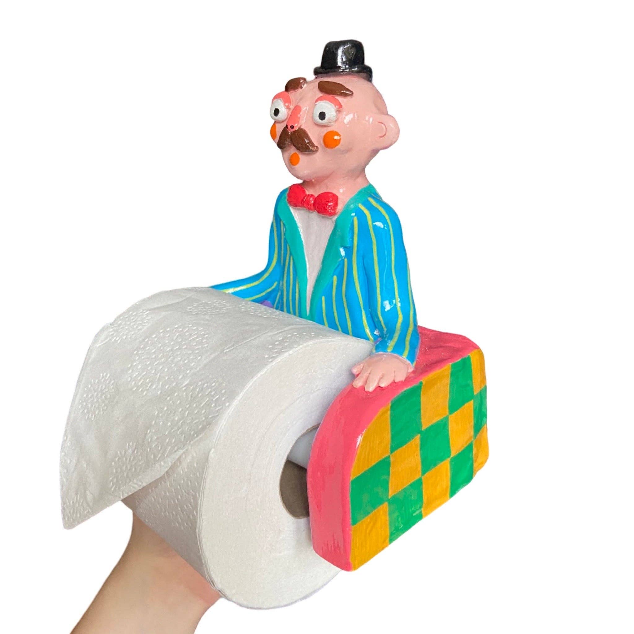 PonkyWots – wholesale Toilet paper holder – 'Barnaby' The PonkyWot Butler Toilet Roll Holder1