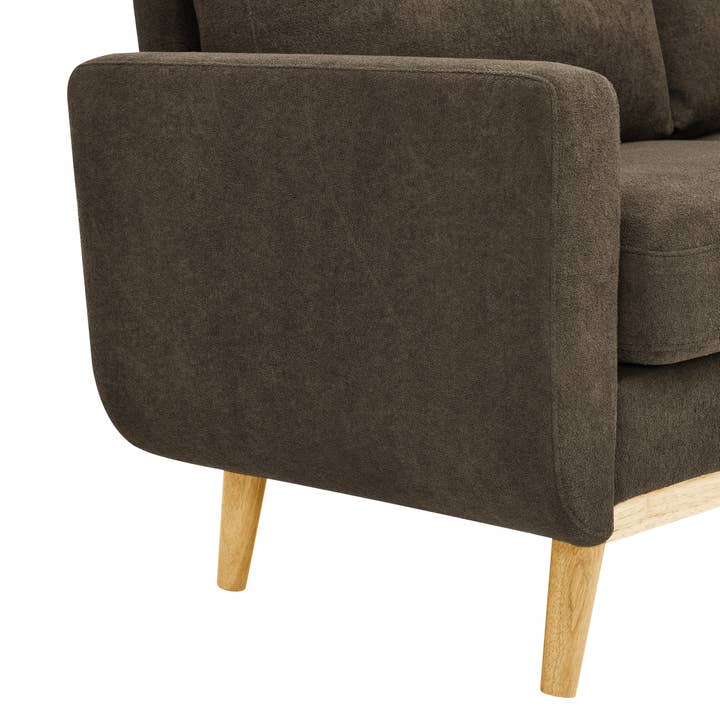 39F Inc. - Wholesale Sofa - Mid-Century 67.7in Tufted Loveseat Sofa with Wood Legs13