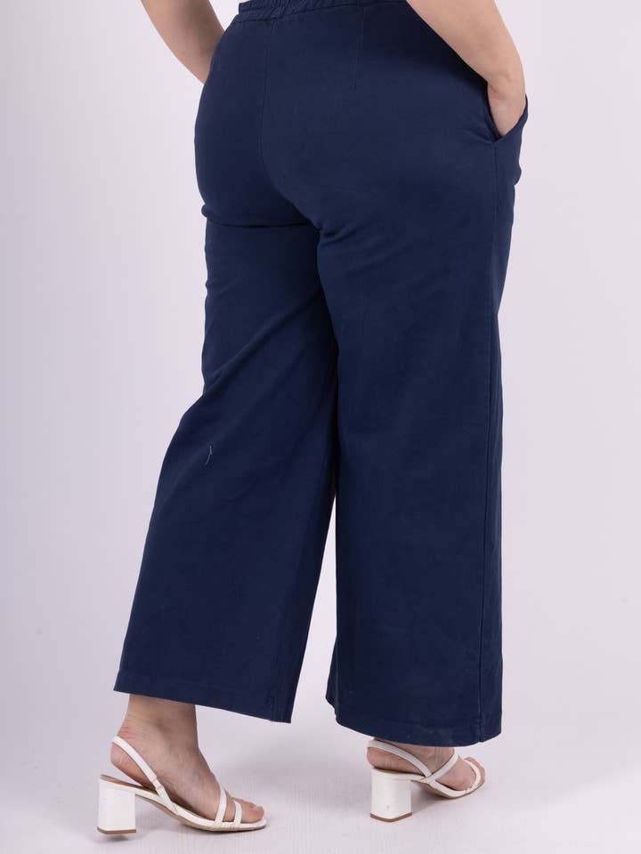 Pépouz' Paris - Wholesale Pants - Women's - PLUS SIZE Pants 97% cotton with buttons PPN2509GT22