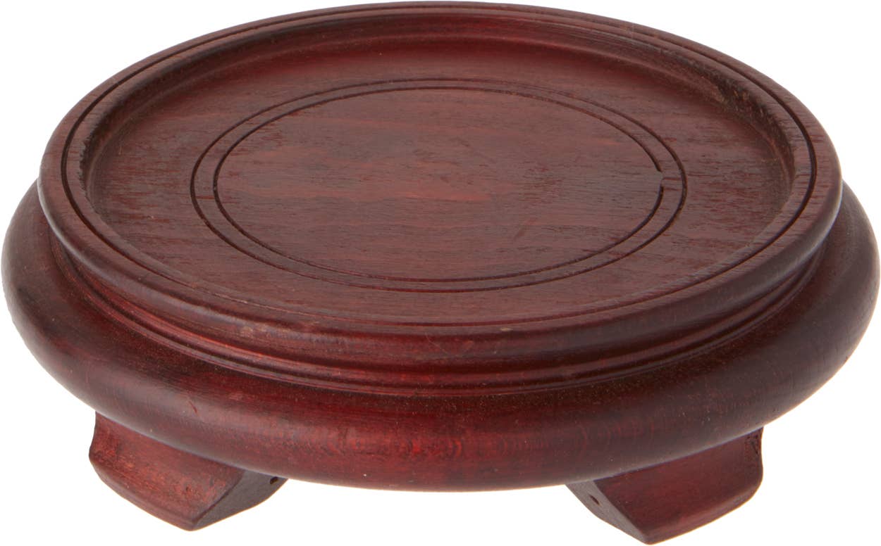 Bard's - Wholesale Decorative Tabletop Object - Bard's Wood Decorative Base, 1.875" H x 6.25" W x 6.25" D0