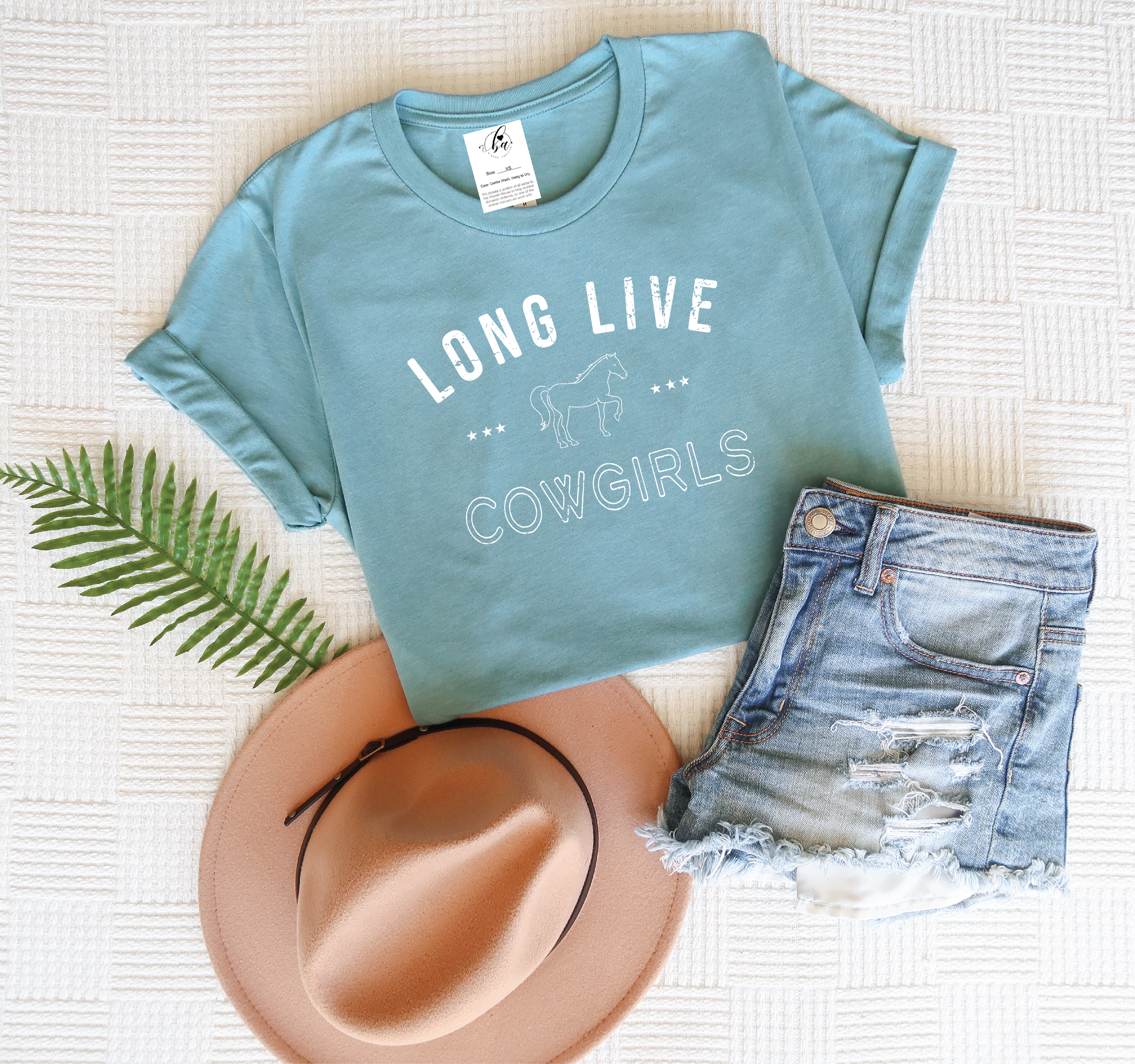 Blonde Ambition Apparel & Designs - Wholesale Screen Printed T-Shirt - Women's - Long Live Cowgirls Tee11