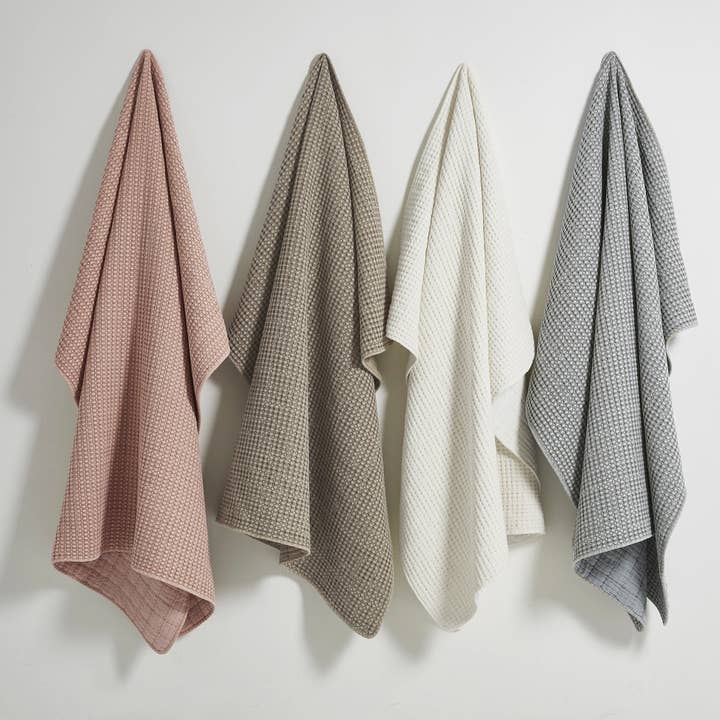 Levtex Home - Wholesale Throw Blanket - Mills Waffle Quilted Throw