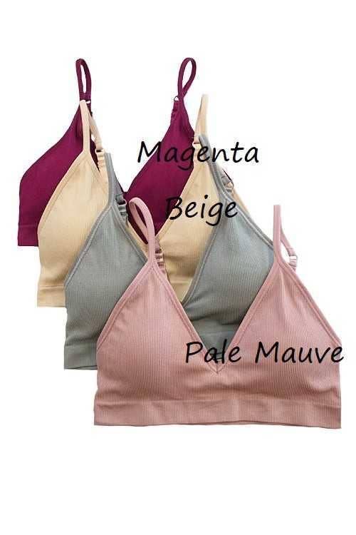 Vanilla Monkey - Wholesale Bra - Women's - Ribbed Seamless Bra1