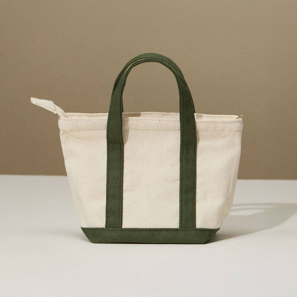 Sensibling Corp. - Wholesale Tote Bag - Women's - Mini Multi Purpose Compact Canvas Tote Bag
9