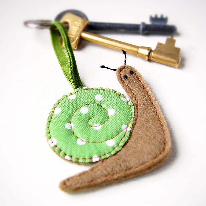 Clara and Macy - Wholesale Craft sewing kit - Make Your Own Snail Keyring Craft Kit2