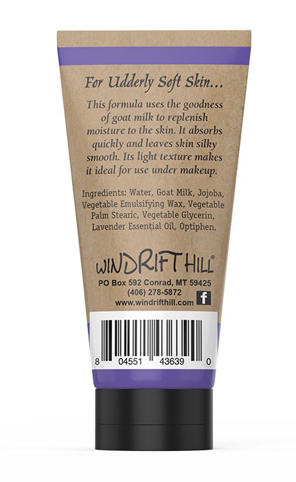 Windrift Hill Goat Milk Skincare - Wholesale Hand & Body Lotion - Montana Huckleberry Goat Milk Lotion - Tube | 6pack8