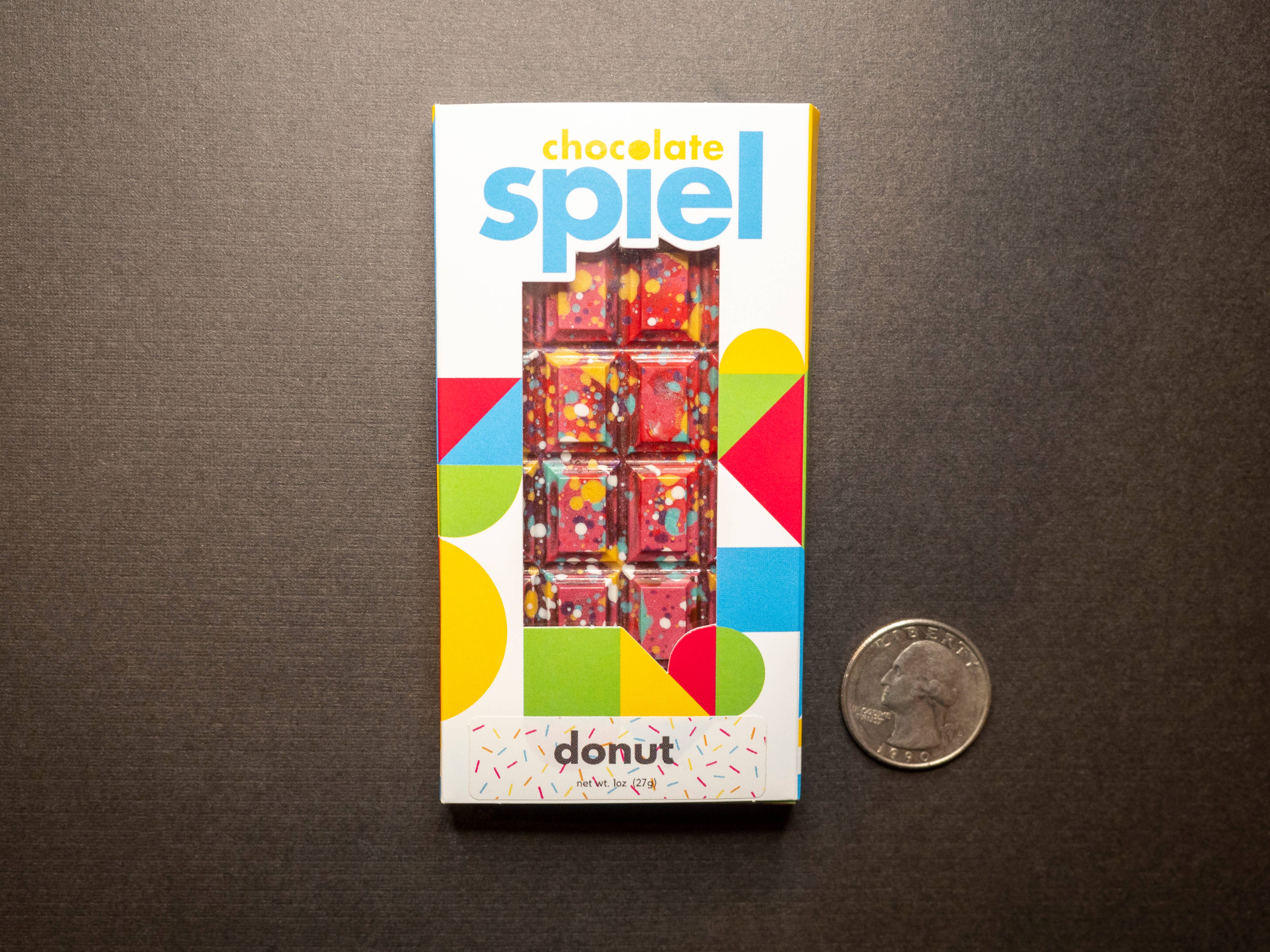 ChocolateSpiel - Wholesale Chocolate Bar - Donut chocolate bar | bean to bar chocolate | vegan1
