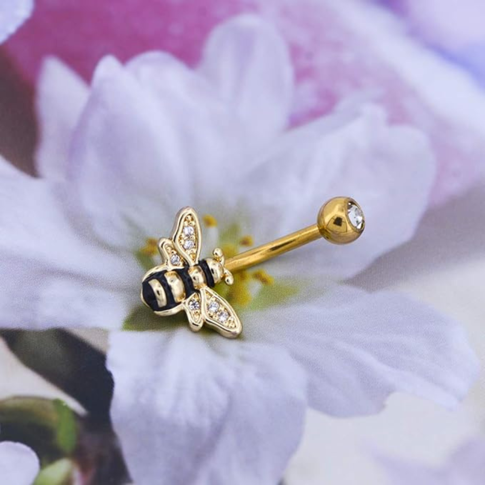 Ashlen - Wholesale Belly Ring - BELLY BUTTON BEE RING4