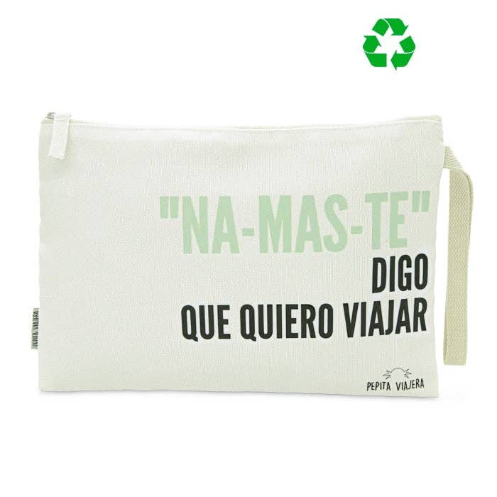 Travel Language Einfache Kosmetiktasche für den Großhandel von Pepita Viajera