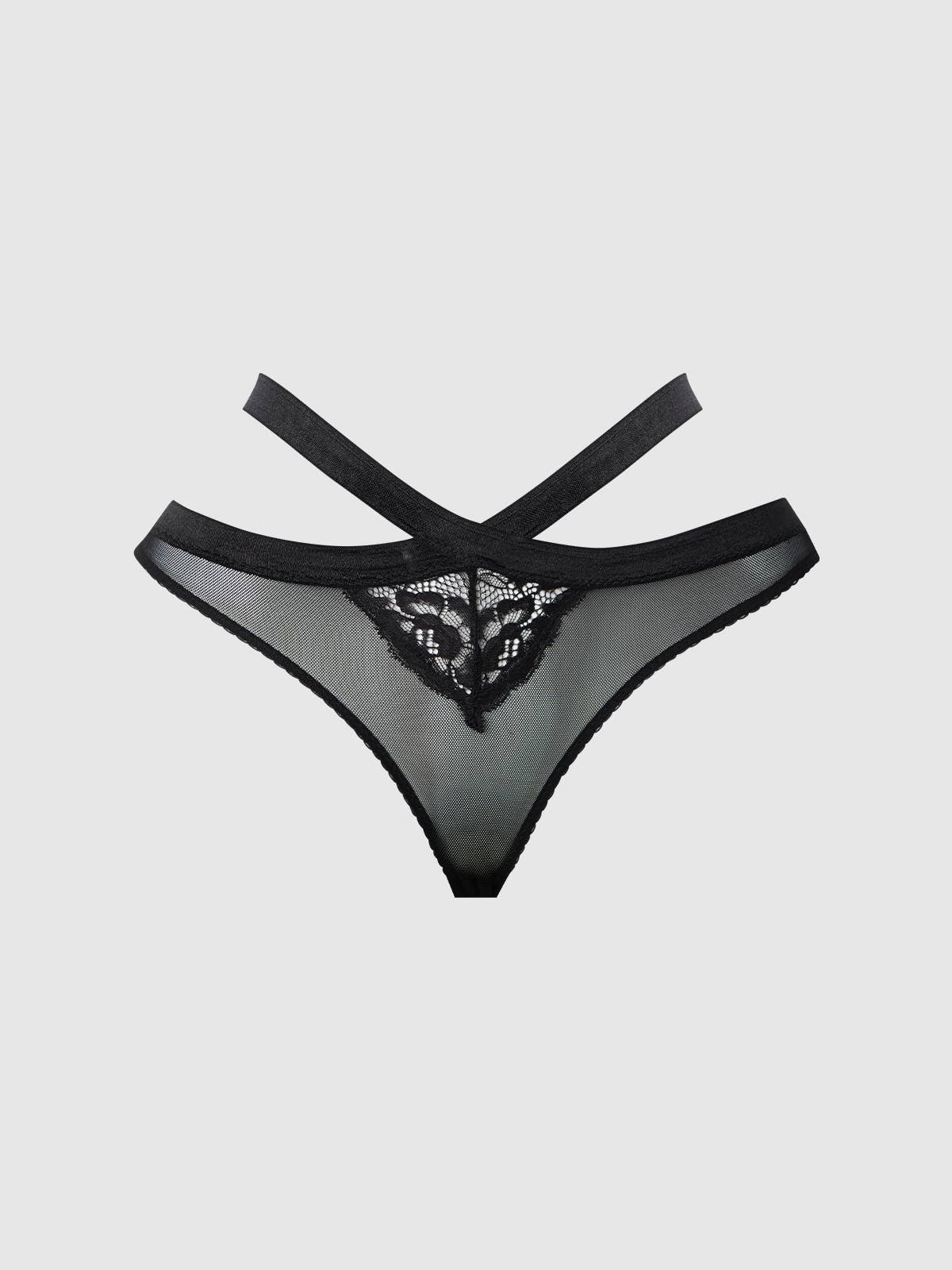 House of Desire – Großhandel Unterwäsche – Damen – NATASHA SPITZE & MESH TRÄGER HIPSTER7