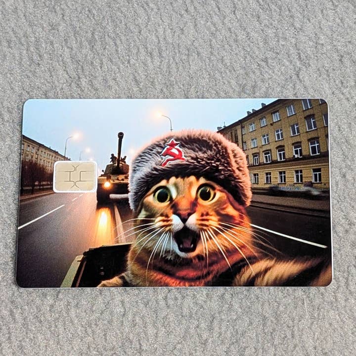 Ahhh Credit/Debit Card Sticker, Skin, Cover for wholesale by Snowfall Ridge LLC Accessories