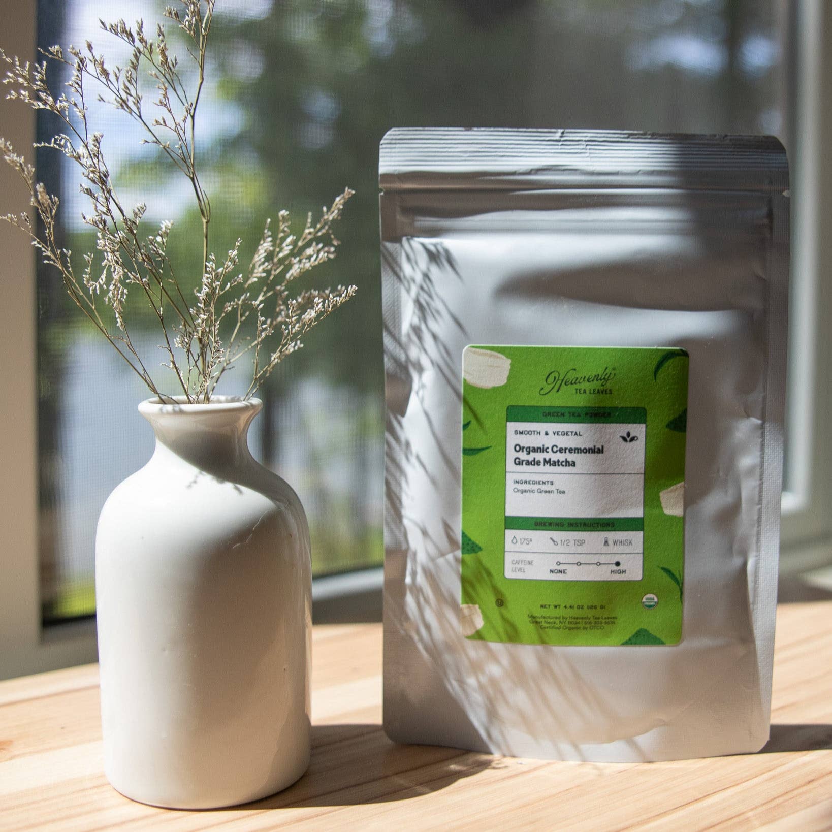 Heavenly Tea Leaves - Wholesale Health/Detox Tea - Organic Bulk Ceremonial Grade Matcha Green Tea Powder, 125 g1