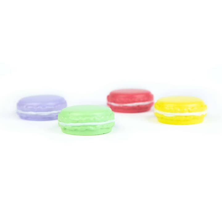 Three by Three Seattle - Wholesale Magnet - colorful MACARON magnets ICONIC packaging s/4