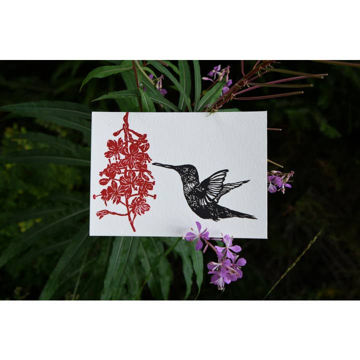 Colibri et Épilobe pour la vente par Tidal and Timber Studio