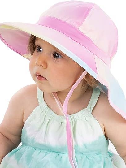 Toddler Patterned Bucket Hat - Ombre Tie Dye for wholesale by Funky Junque