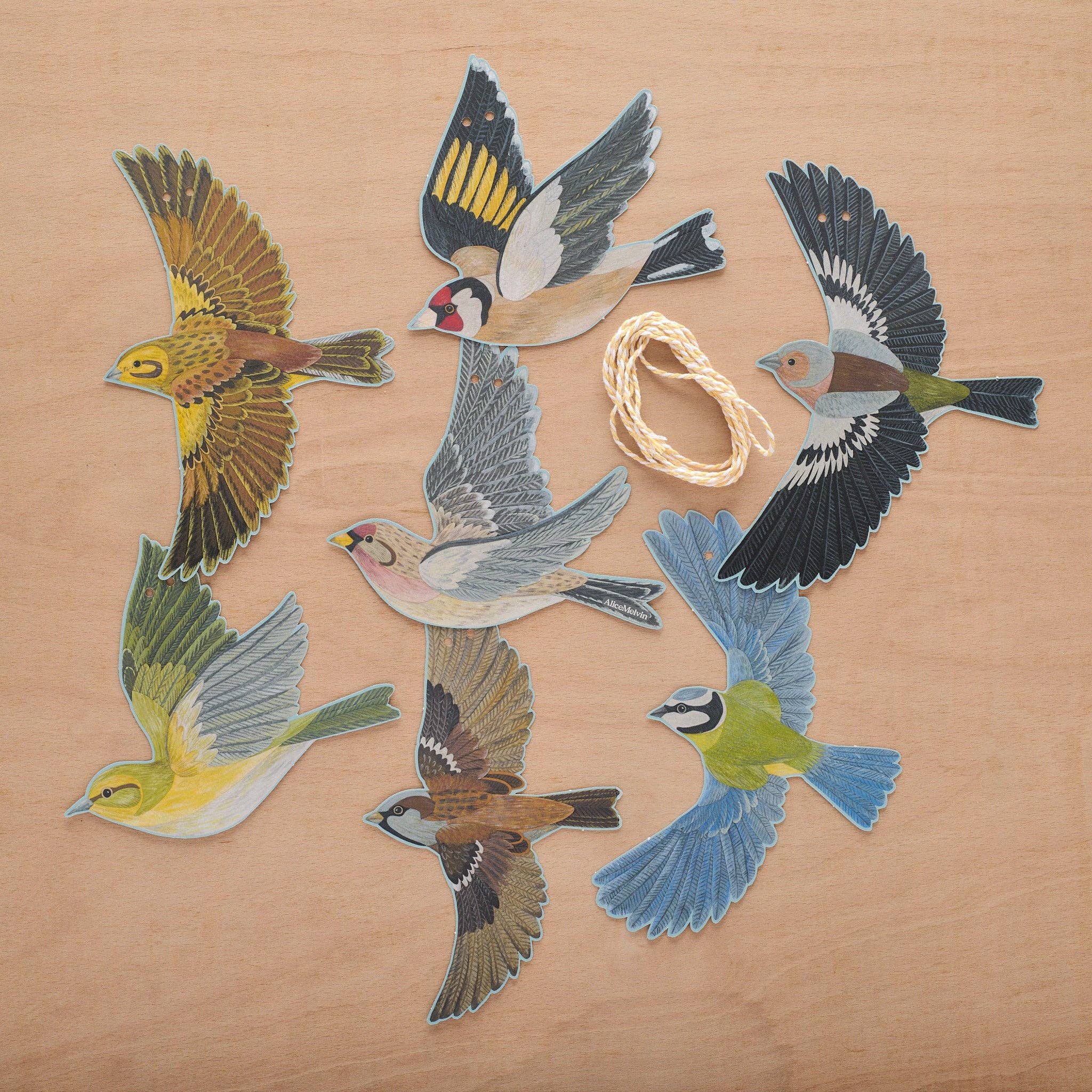 Art Angels - Wholesale Bunting/Garland - Spring Bird Garland1