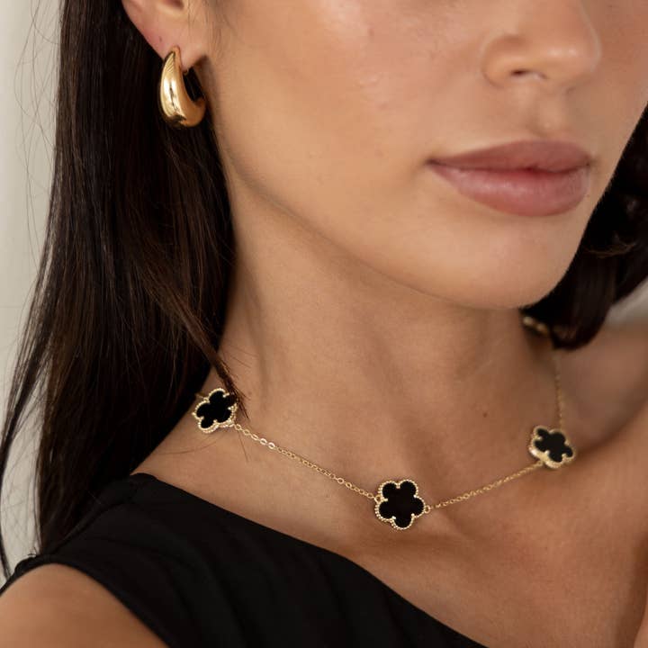 Sahira Jewelry Design - Wholesale Pendant/Charm Necklace - Adeline Clover Necklace