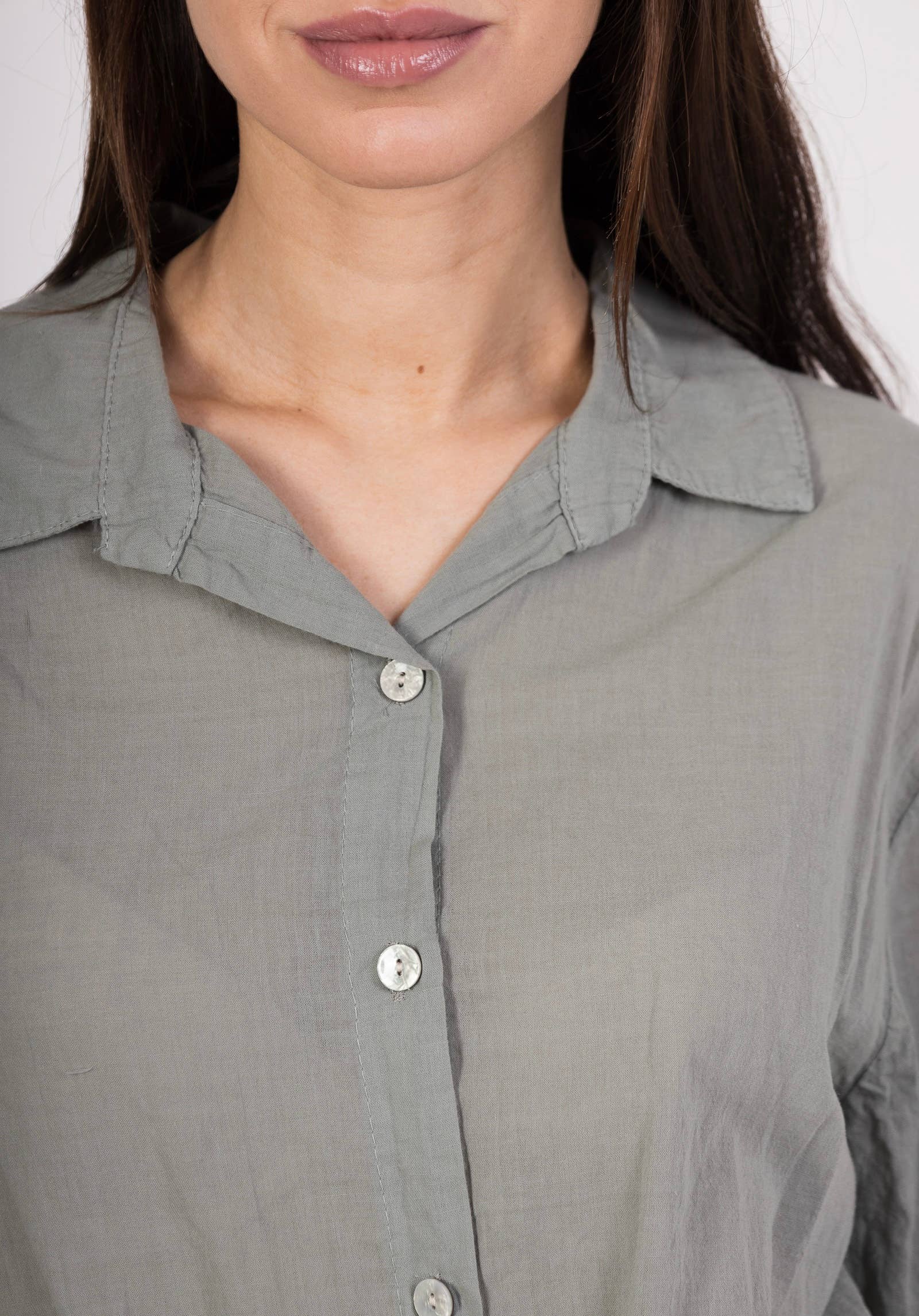 LINEN & COTTON HOUSE – wholesale Tröja med knappar – Dam – BUNDEN BOMULLSSKJORTA 42602 23