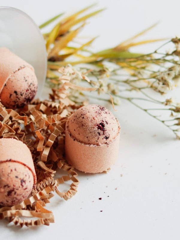 Boule de bain bruisend met oranje douce et aux pétales voor wholesale door Zarits Verte Planète