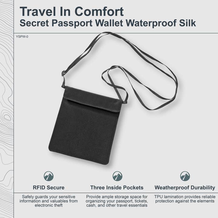 COCOON - Wholesale Passport Case - Unisex - Secret Passport Wallet Waterproof Silk