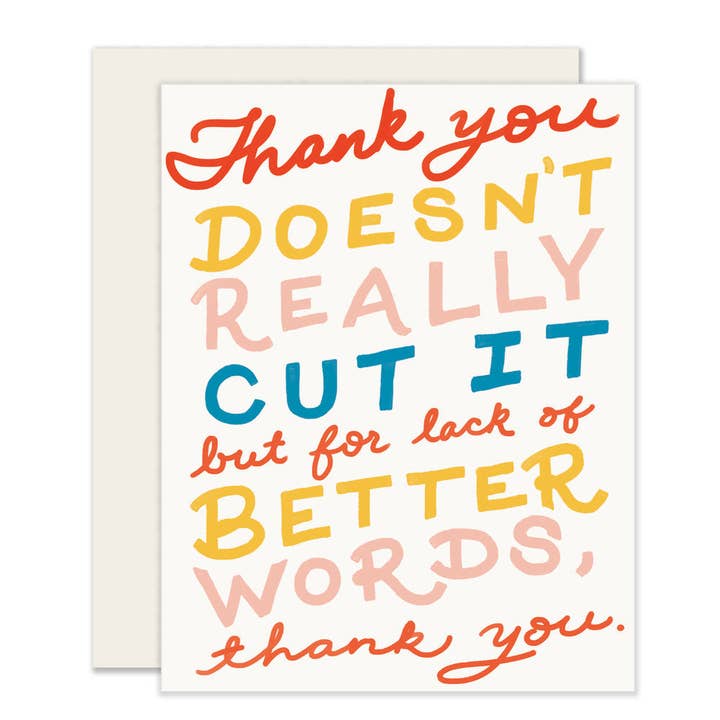 Inga bättre ord för wholesale av Slightly Stationery