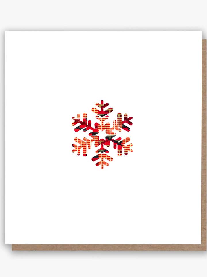 Kente Snowflake Card (R) for wholesale by All Shades