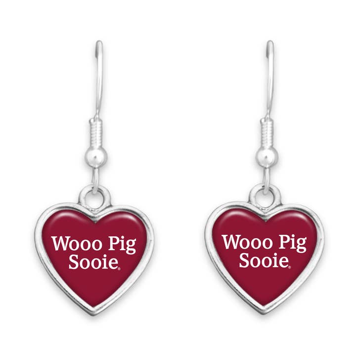 Arkansas Razorbacks Spirit Slogan Earrings for wholesale by From The Heart