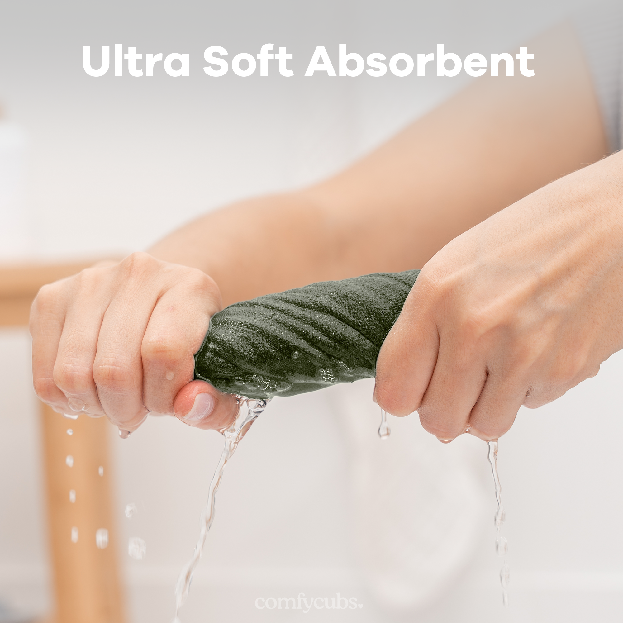 Comfy Cubs – wholesale Wash cloth – Child & baby – Muslin Baby Washcloths, Soft 10"x10" Cotton by Comfy Cubs60