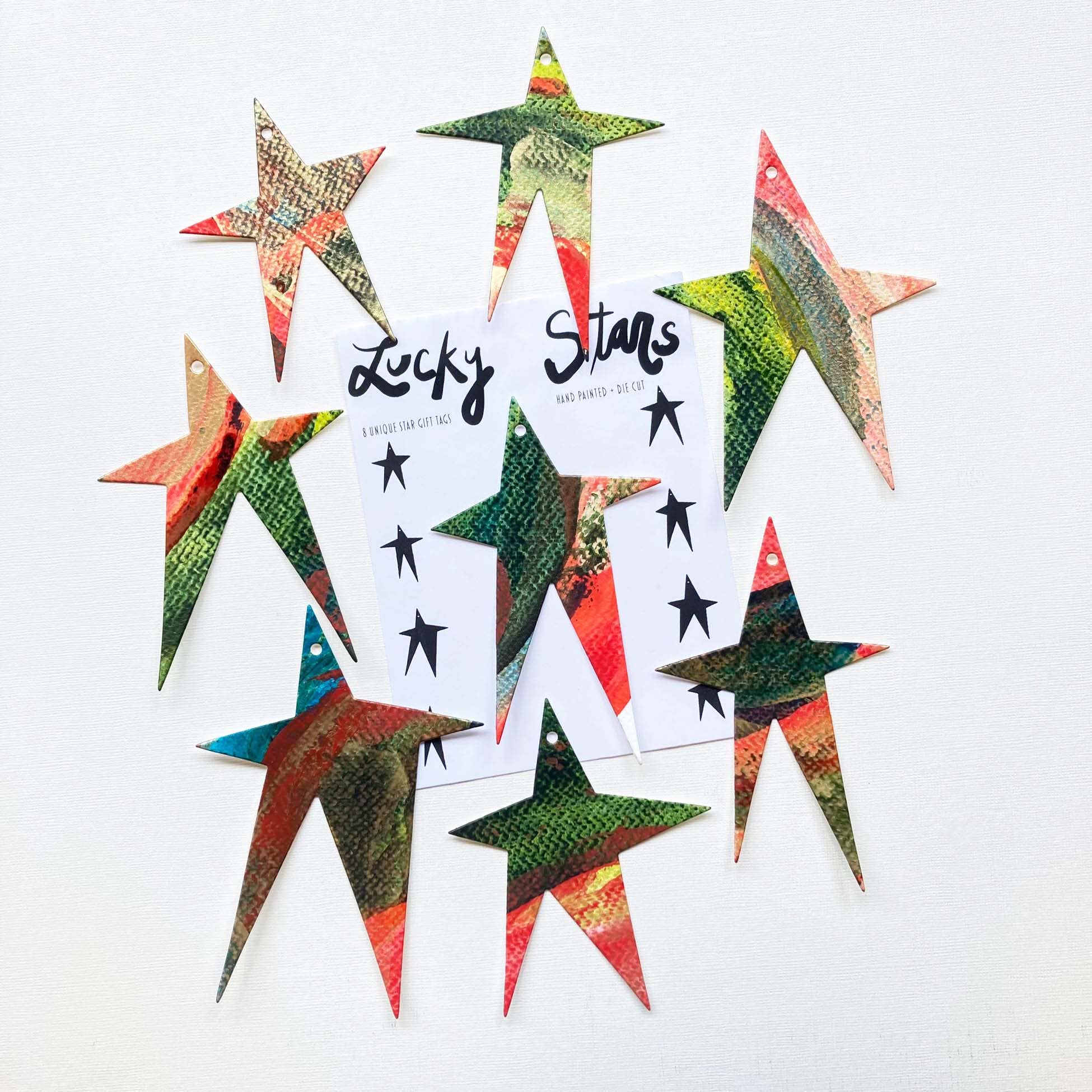 Mirthos Paper - Wholesale Ornament - Lucky Stars - Christmas Gift Tag, Ornament, Garland1