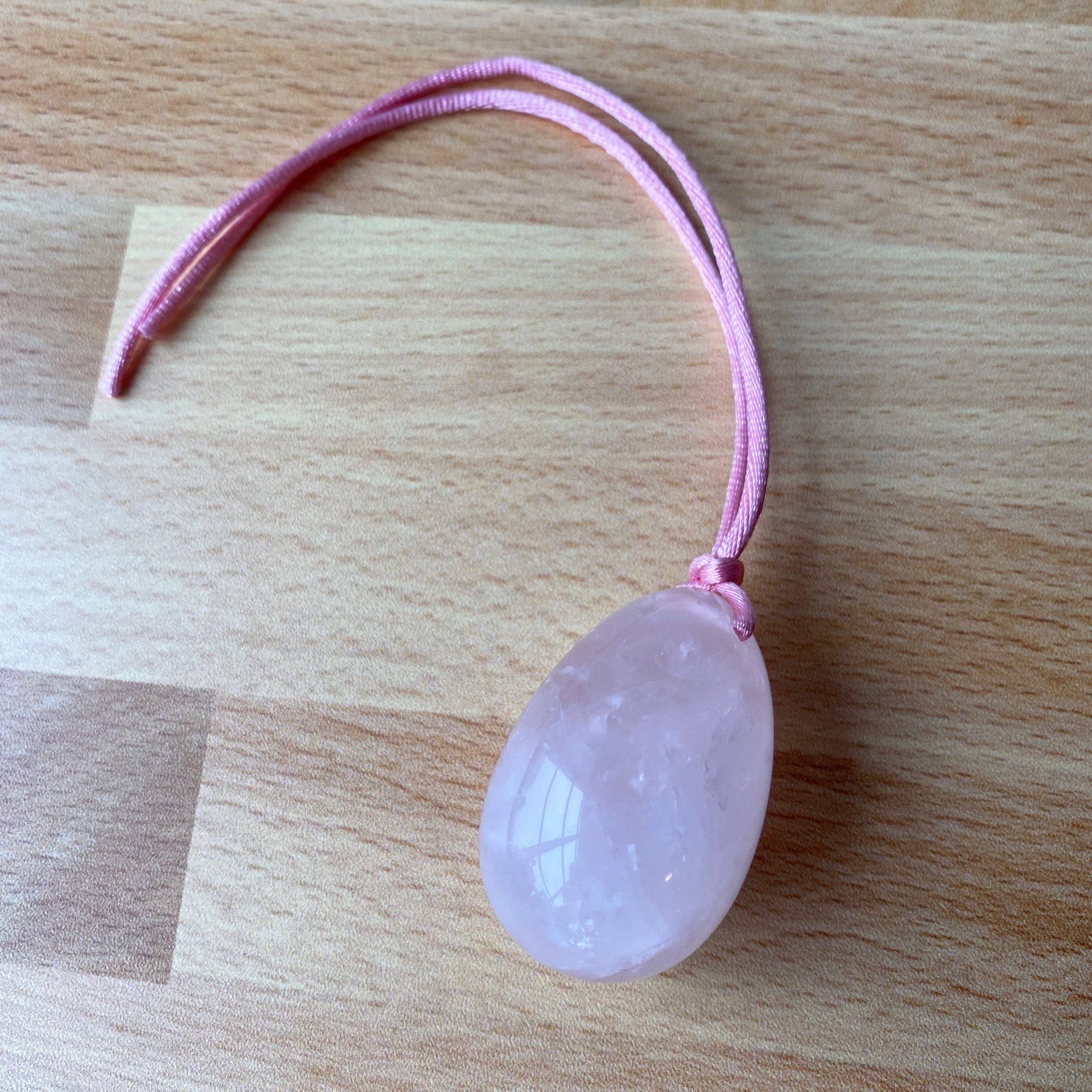 Good Juu Juu - Wholesale Spiritual Stone/Crystal - Rose Quartz Yoni Egg1
