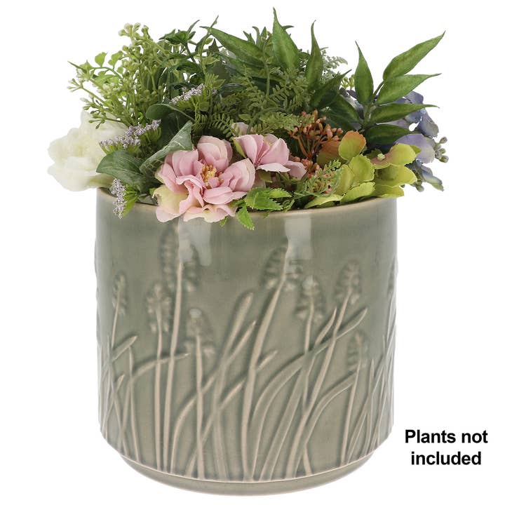 Deco Glaze Planter Wheat Large for wholesale by Joe Davies