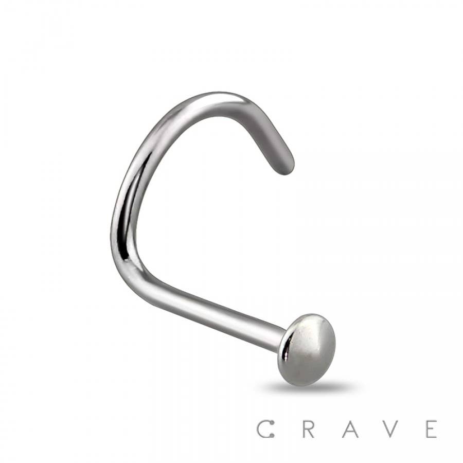 CRAVE - Vente Chaînes visage/corps - VIS DE NEZ 22GA, 20GA, 18GA 316L SS HAUTE POLIE2