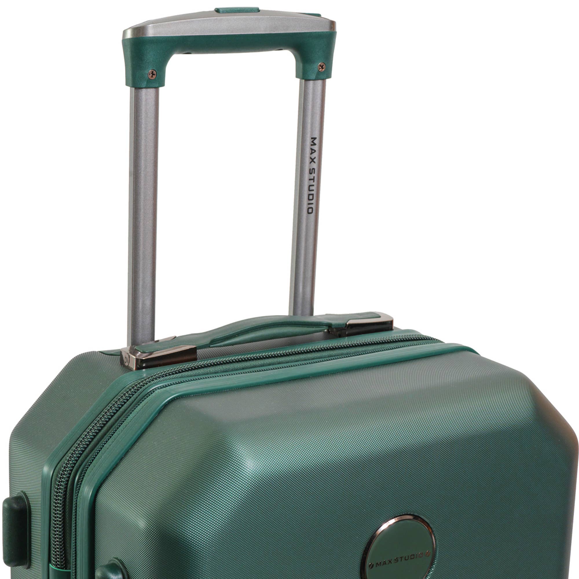  EMERALD Max Studio ABS Hard Sided 3-Piece The Hexagon Luggage Set for wholesale on Faire15