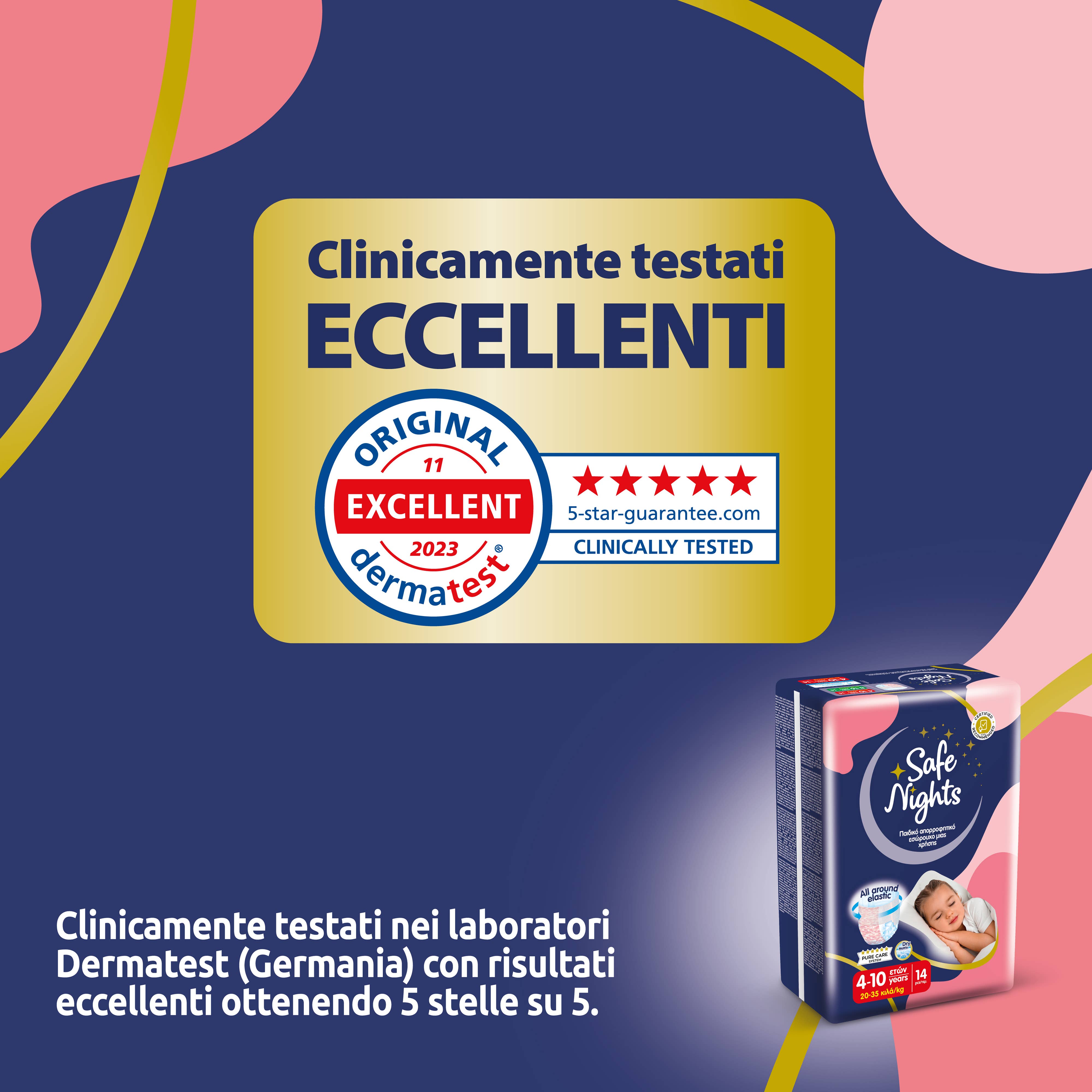 Babylino - Wholesale Diaper (Non-Cloth) - Baby - Babylino Safe Nights Night, Girl 4-10 years, 14 Units8