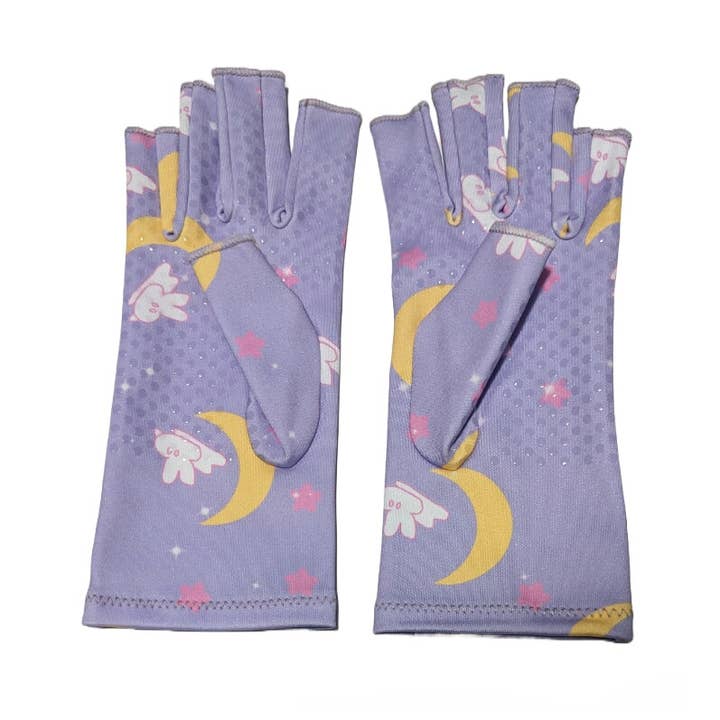 Gants de compression Moon Bunny avec poignées pour la vente par Bibipins