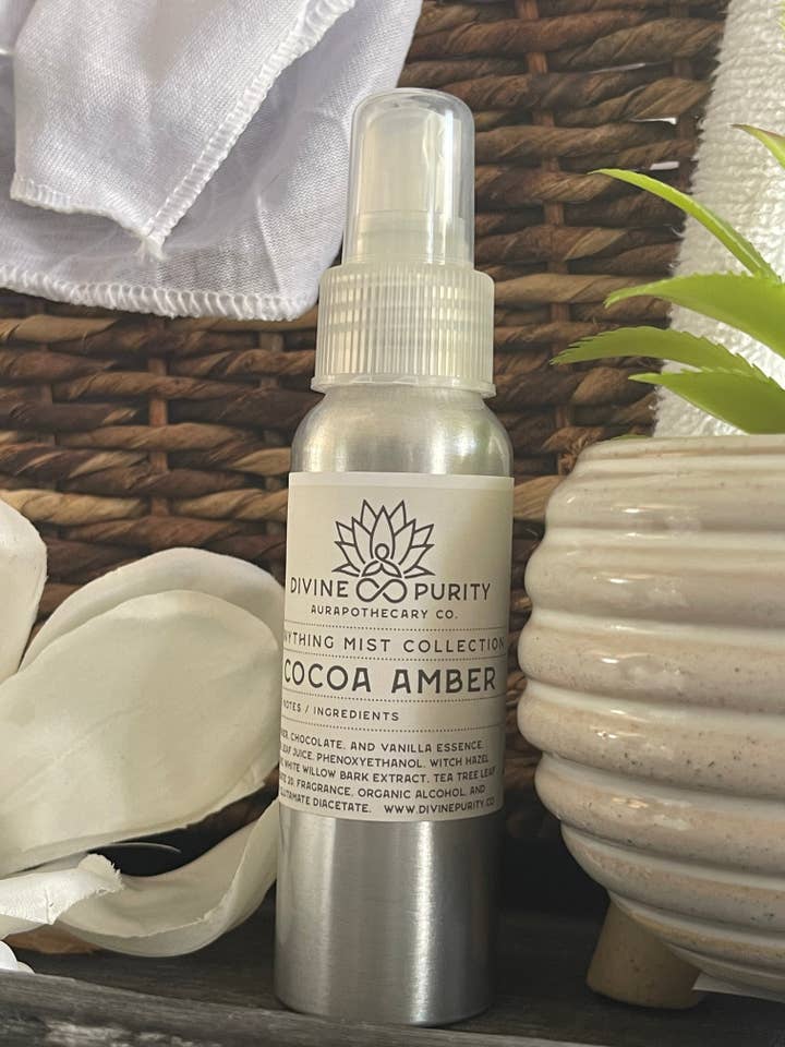 Cocoa Amber Mist for wholesale by Divine Purity Aurapothecary, LLC