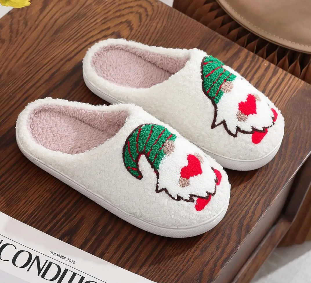LoveLina - Wholesale Slippers - Women's - Gnome Christmas Festive Holiday Slippers - HORORO1