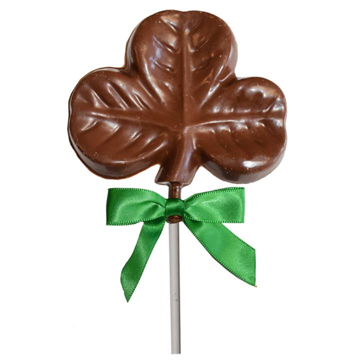 St. Patrick's Day - Shamrock Pop for wholesale by David Bradley Chocolatier