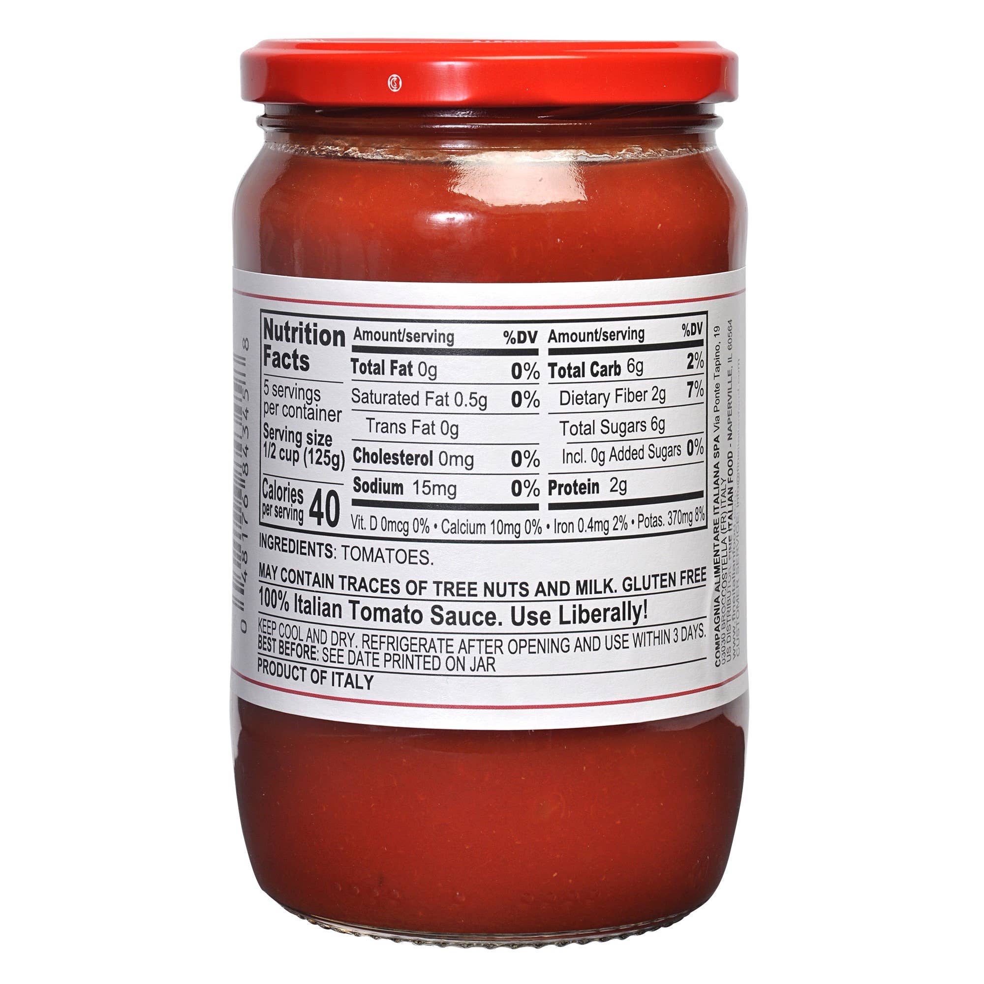 Fine Italian Food - Wholesale Pasta Sauce - Mantova Pomodoro Sauce, 24 oz.1